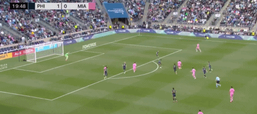 ⚽Hiệp 1 MLS: Sullivan và Barib ghi bàn, Philadelphia Union tạm thời dẫn trước Miami International 2-0