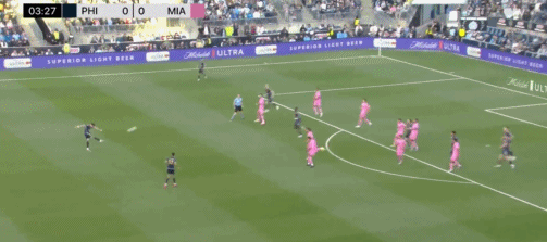 ⚽Hiệp 1 MLS: Sullivan và Barib ghi bàn, Philadelphia Union tạm thời dẫn trước Miami International 2-0