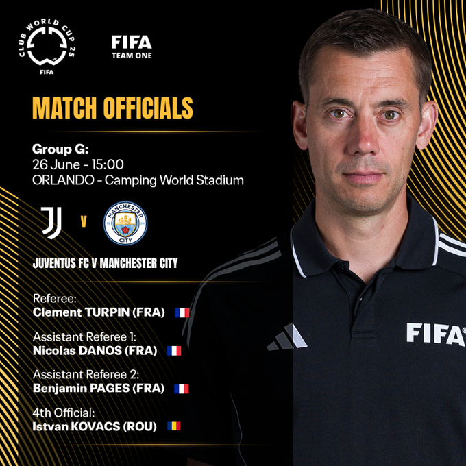 Việc sắp xếp trọng tài cho ngày cuối cùng của vòng bảng Club World Cup đã được công bố. Ma Ning sẽ là trọng tài thứ tư cho Real Madrid.