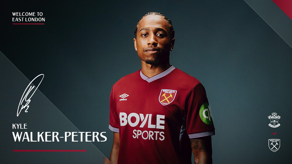 Chính thức: Walker-Peters gia nhập West Ham United, cả hai bên ký hợp đồng ba năm