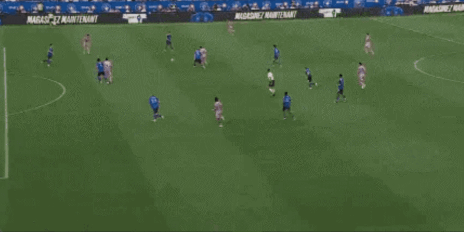 Hiệp 1 của MLS: Messi chuyền bóng, sút bóng, mất bóng, Prince tấn công, Miami 2-1 Montreal
